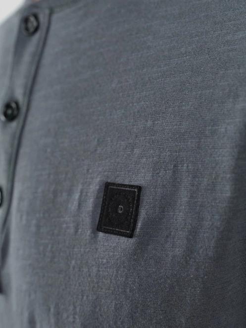 Fundango Phase Henley T-shirt férfi rövid ujjú póló szürke színben 7