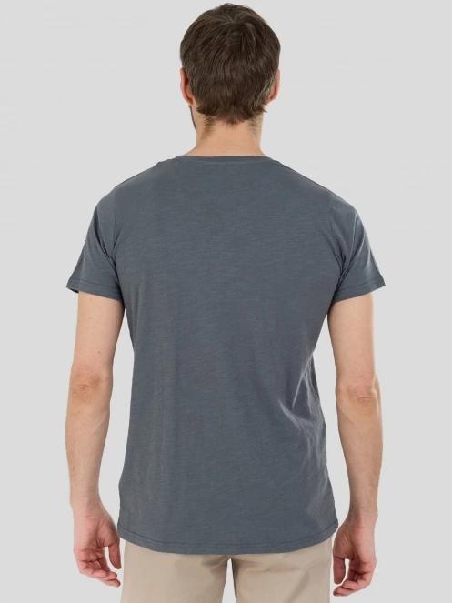 Fundango Jaggy II Structured T-shirt férfi rövid ujjú póló szürke színben 3
