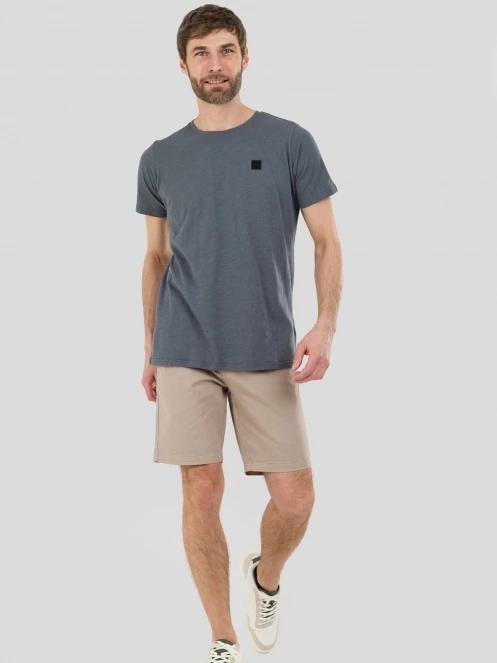 Fundango Jaggy II Structured T-shirt férfi rövid ujjú póló szürke színben 4