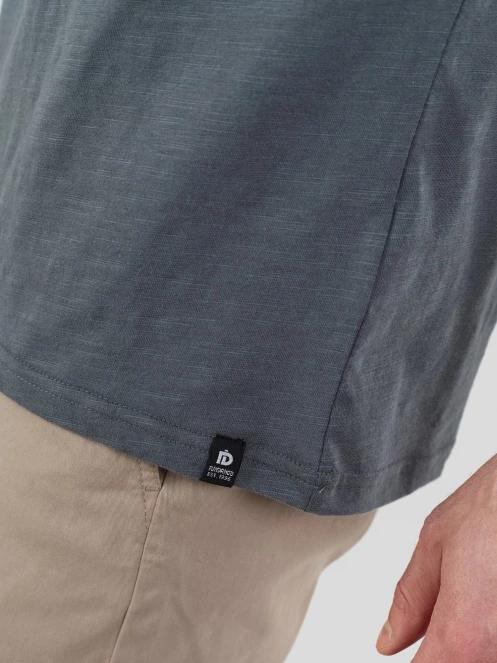 Fundango Jaggy II Structured T-shirt férfi rövid ujjú póló szürke színben 7