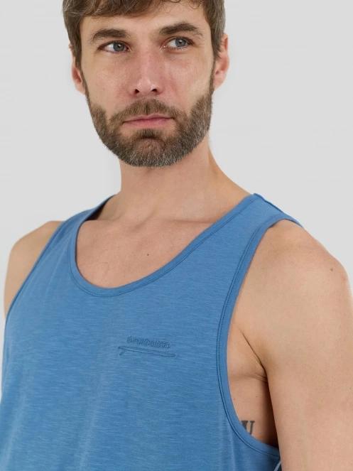 Fundango Drake Tank-T férfi atléta kék színben 5