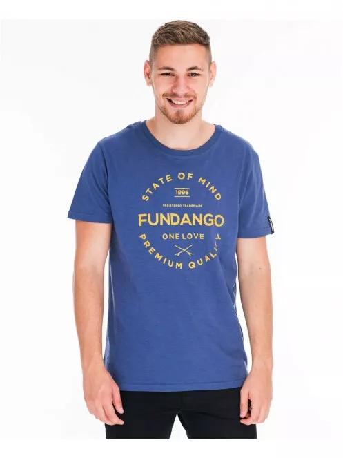Fundango Basic T Logo 2 férfi rövid ujjú póló kék színben 2