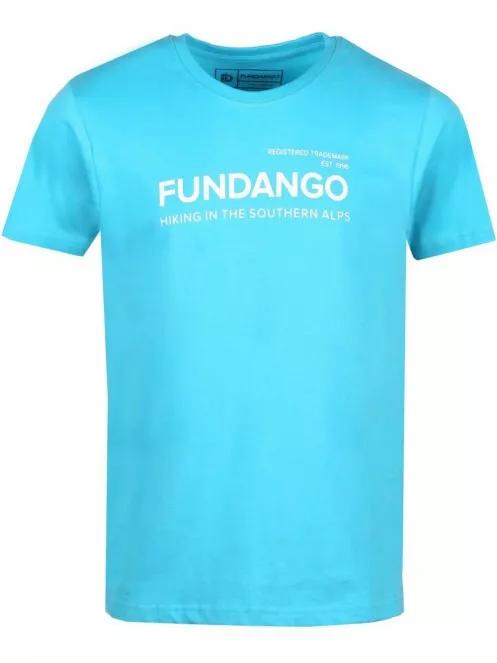 Fundango BASIC T LOGO férfi rövid ujjú póló kék színben 5