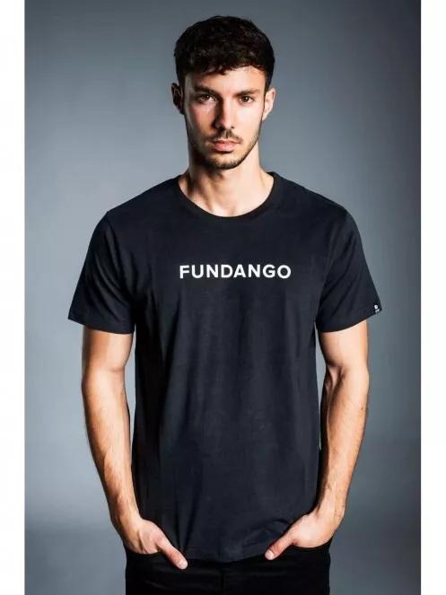 Fundango BASIC T LOGO férfi rövid ujjú póló fekete színben 3