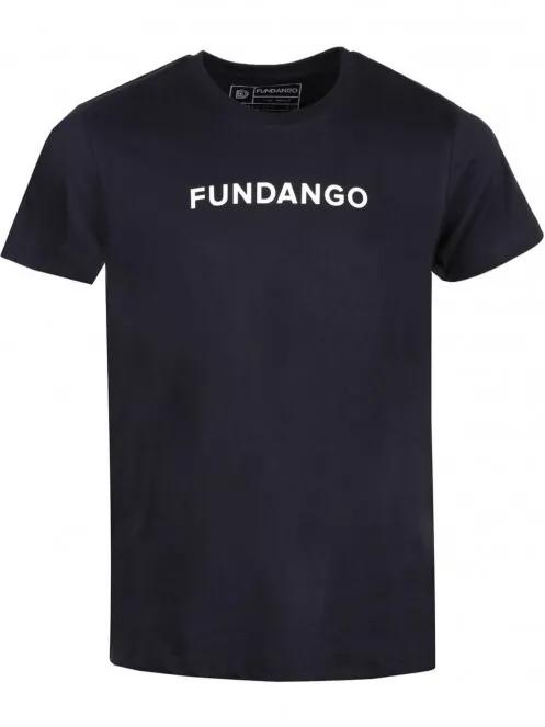 Fundango BASIC T LOGO férfi rövid ujjú póló fekete színben 5