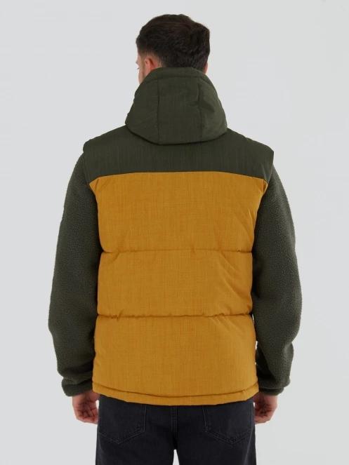 Fundango Karl Padded Vest férfi mellény sárga színben 3