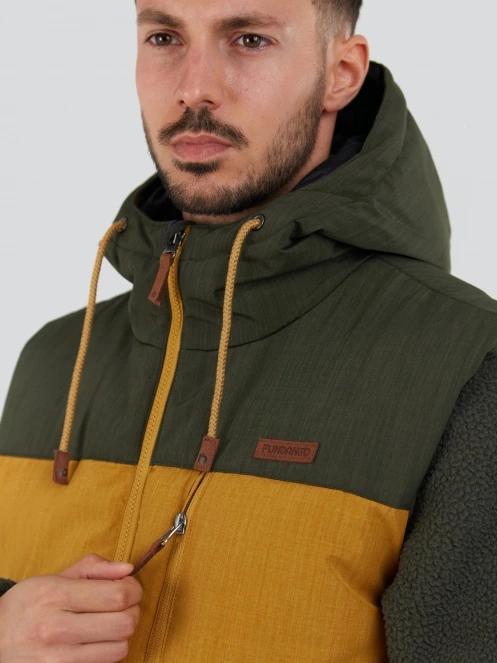 Fundango Karl Padded Vest férfi mellény sárga színben 5