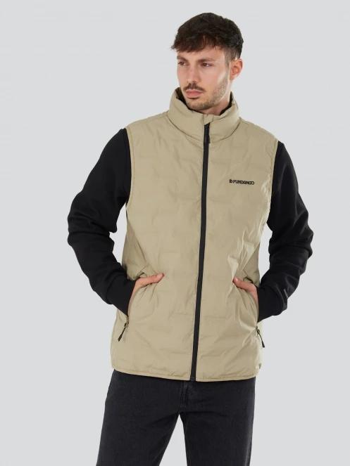 Fundango Smoke Vest férfi mellény homok színben 2