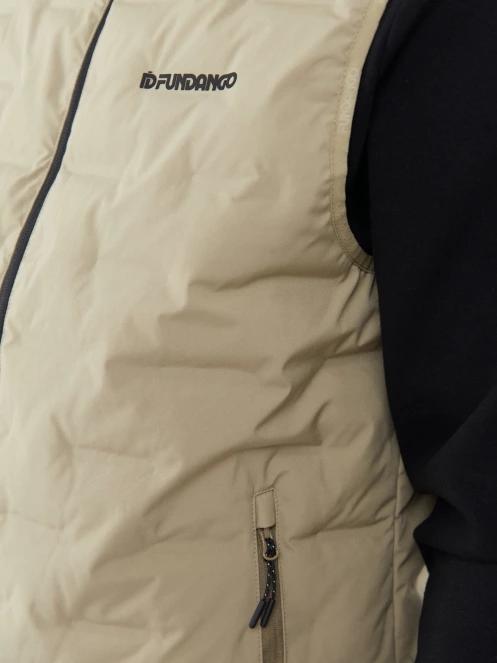 Fundango Smoke Vest férfi mellény homok színben 6
