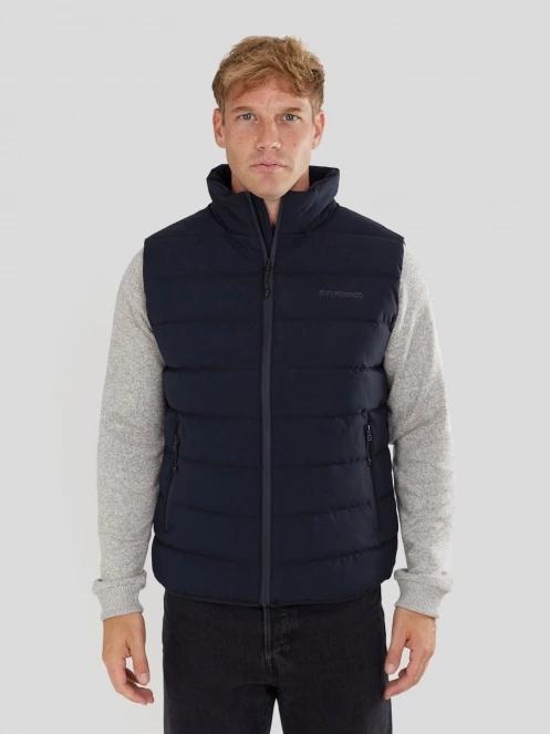 Fundango Vance Padded Vest férfi mellény sötétkék színben 2