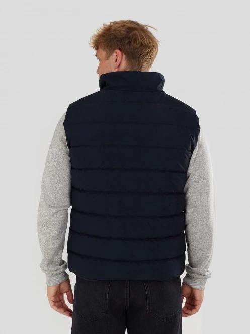 Fundango Vance Padded Vest férfi mellény sötétkék színben 3