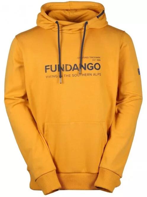 Fundango Hoover Hooded sweatshirt férfi kapucnis pulóver narancssárga színben 5