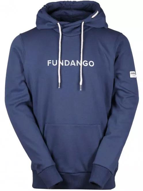 Fundango Hoover Hooded sweatshirt férfi kapucnis pulóver kék színben 5