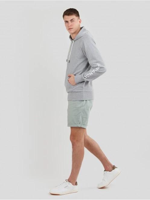 Fundango Talis Hooded Sweatshirt férfi kapucnis pulóver szürke színben 3