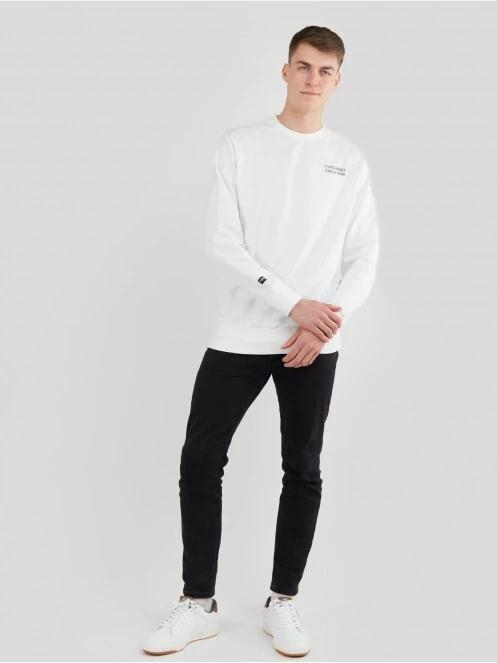 Fundango Warren Sweatshirt férfi pulóver fehér színben 4