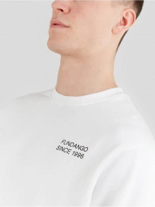 Fundango Warren Sweatshirt férfi pulóver fehér színben 5