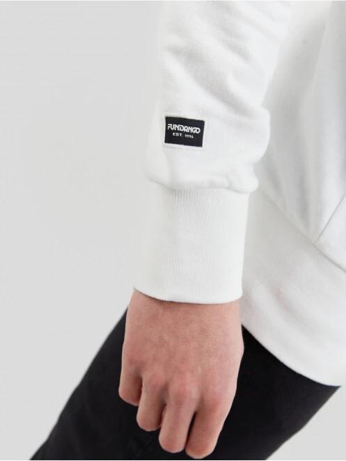 Fundango Warren Sweatshirt férfi pulóver fehér színben 6