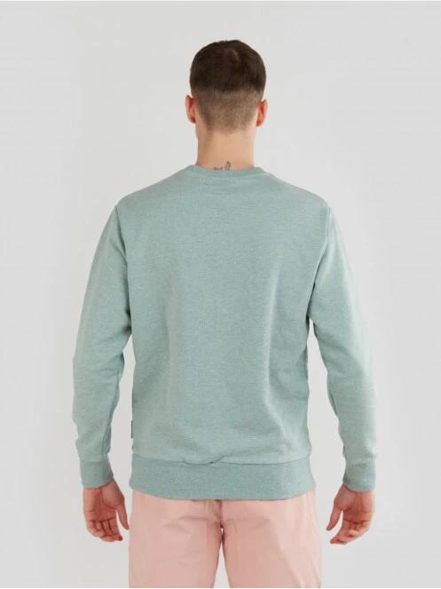 Fundango Warren Sweatshirt férfi pulóver zöld színben 3