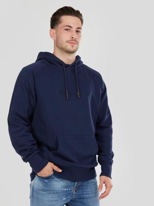 Fundango Talis Hooded Sweatshirt férfi pulóver sötétkék színben 2