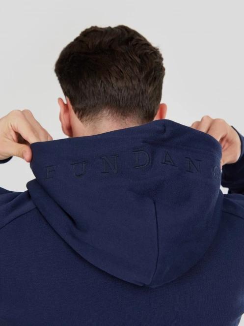 Fundango Talis Hooded Sweatshirt férfi pulóver sötétkék színben 6