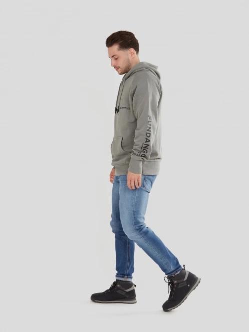 Fundango Talis Hooded Sweatshirt férfi pulóver zöld színben 4