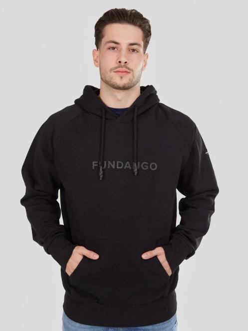 Fundango Talis Hooded Sweatshirt férfi pulóver fekete színben 2