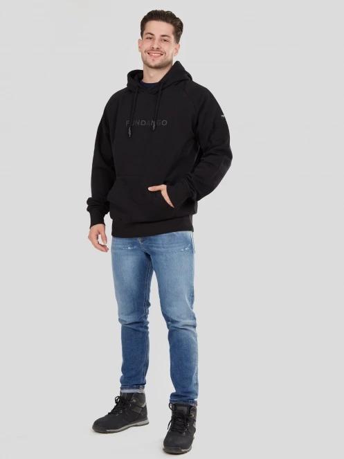 Fundango Talis Hooded Sweatshirt férfi pulóver fekete színben 4