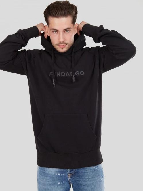 Fundango Talis Hooded Sweatshirt férfi pulóver fekete színben 5
