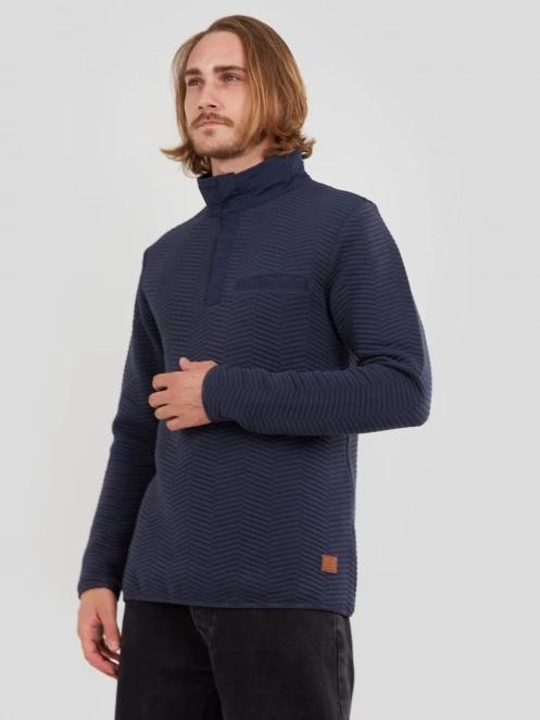 Fundango Vertigo Sweatshirt férfi pulóver sötétkék színben 5