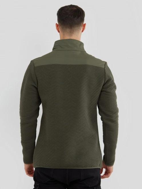 Fundango Vertigo Sweatshirt férfi pulóver oliva színben 3