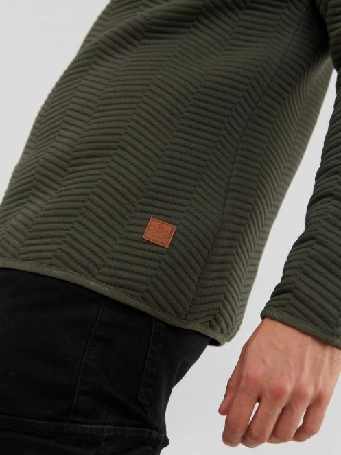Fundango Vertigo Sweatshirt férfi pulóver oliva színben 6