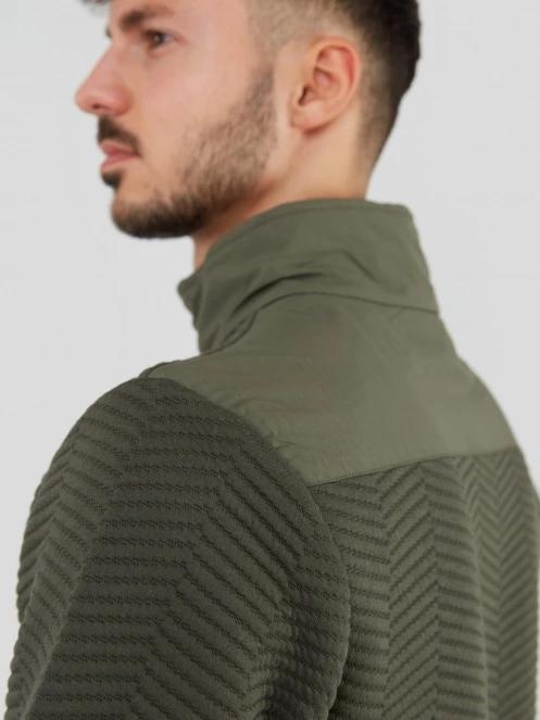 Fundango Vertigo Sweatshirt férfi pulóver oliva színben 7