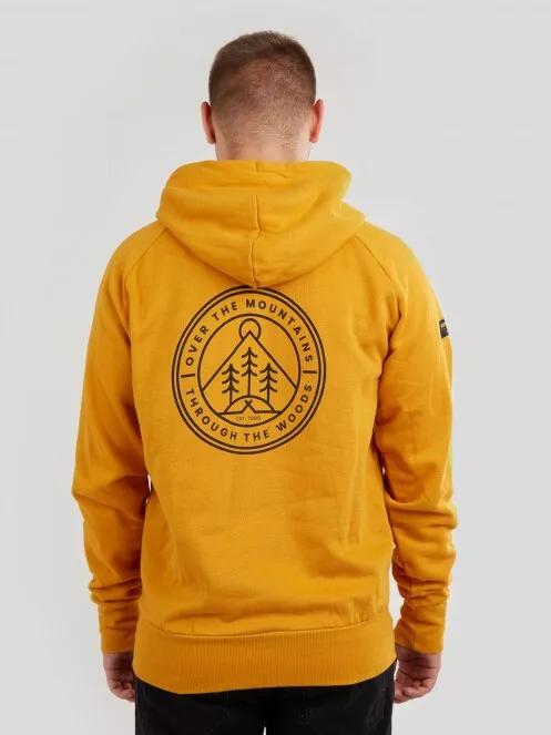 Fundango Talis Hooded Sweatshirt férfi kapucnis pulóver sárga színben 3