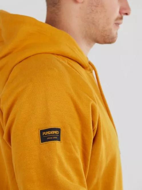Fundango Talis Hooded Sweatshirt férfi kapucnis pulóver sárga színben 5
