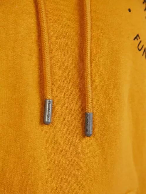 Fundango Talis Hooded Sweatshirt férfi kapucnis pulóver sárga színben 6