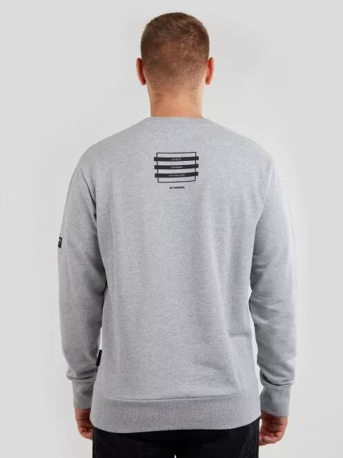 Fundango Warren Sweatshirt férfi pulóver szürke színben 3