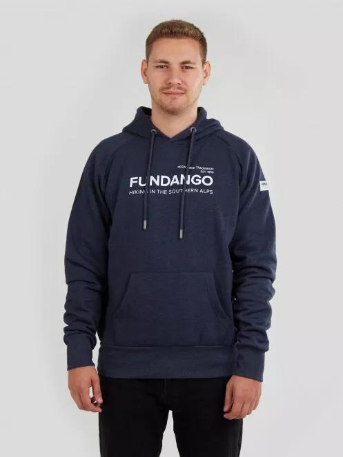 Fundango Dixon Hooded Sweatshirt férfi kapucnis pulóver kék színben 2
