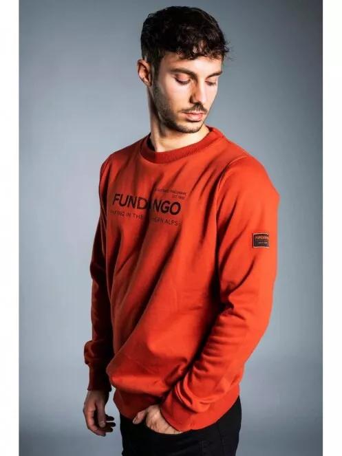 Fundango WARREN Pullover férfi pulóver narancssárga színben 2