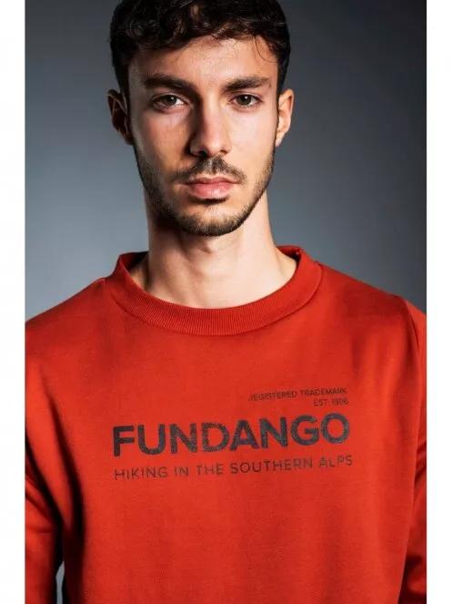 Fundango WARREN Pullover férfi pulóver narancssárga színben 4