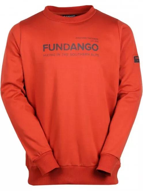 Fundango WARREN Pullover férfi pulóver narancssárga színben 6