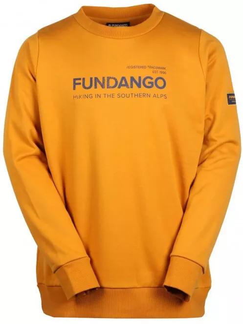 Fundango WARREN Pullover férfi pulóver sárga színben 4