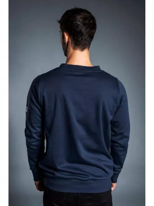 Fundango WARREN Pullover férfi pulóver kék színben 4