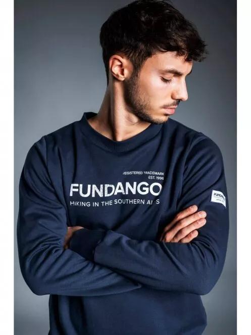 Fundango WARREN Pullover férfi pulóver kék színben 5