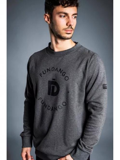 Fundango WARREN Pullover férfi pulóver szürke színben 2