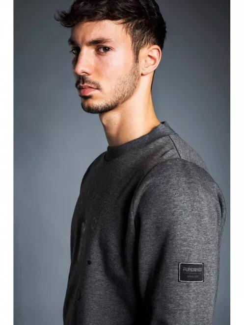 Fundango WARREN Pullover férfi pulóver szürke színben 4