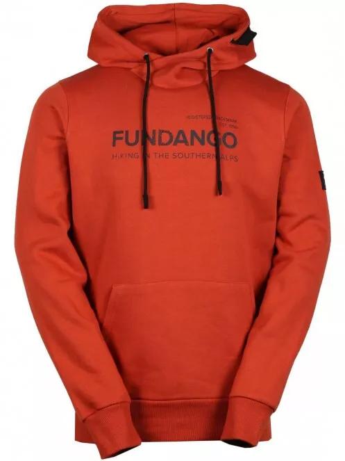 Fundango HOOVER Hooded Pullover férfi kapucnis pulóver narancssárga színben 5