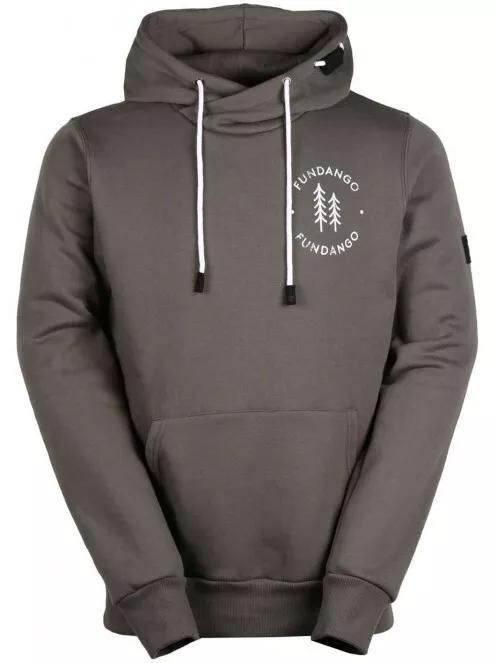 Fundango HOOVER Hooded Pullover férfi kapucnis pulóver oliva színben 4