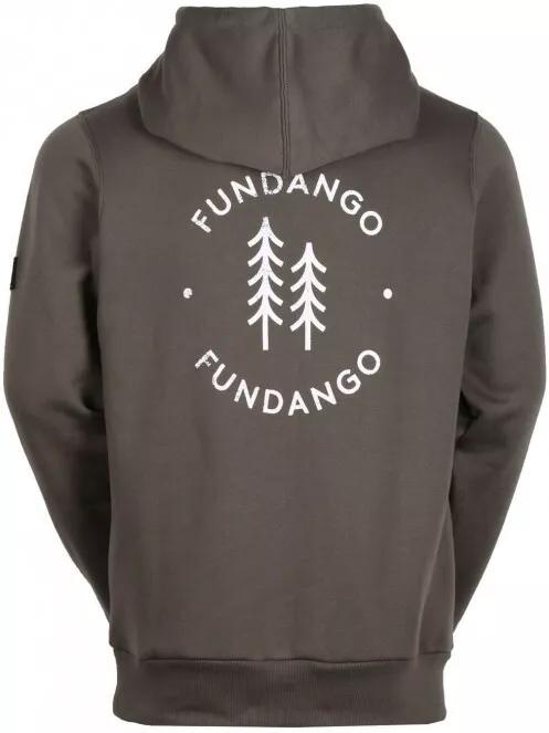 Fundango HOOVER Hooded Pullover férfi kapucnis pulóver oliva színben 5
