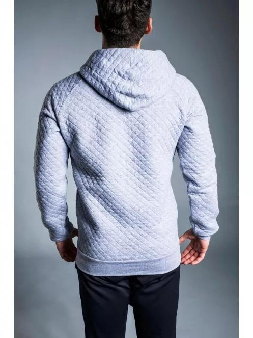 Fundango FORNAX Hooded Sweatshirt férfi kapucnis pulóver szürke színben 3