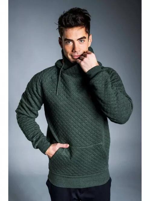 Fundango FORNAX Hooded Sweatshirt férfi kapucnis pulóver oliva színben 3